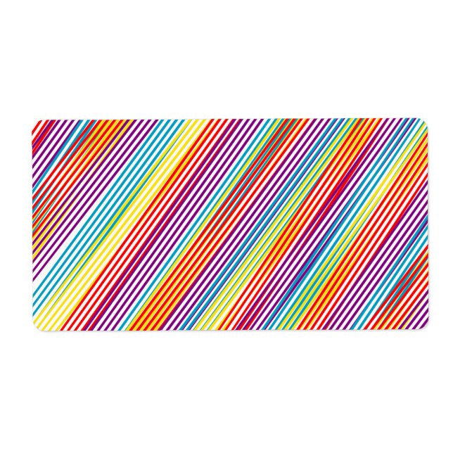 Colourful strips pattern (Front)