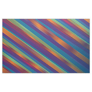 Colourful strips pattern fabric