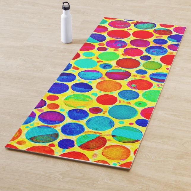 Colourful Stylish and Chic Pattern Yoga Mat (In Situ)
