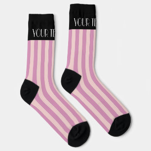 Colourful Stylish Bright Colour Minimalist Stripes Socks
