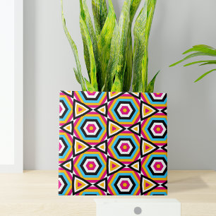 Colourful Stylish Modern Mosaic Geometric Pattern Tile