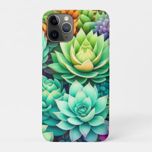 Colourful Succulents Collage Case-Mate iPhone Case
