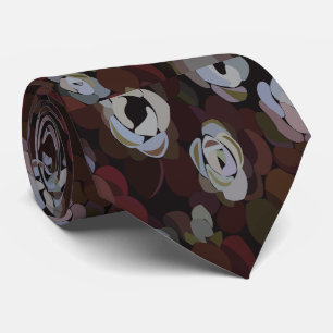 Colourful Succulents Floral  Tie