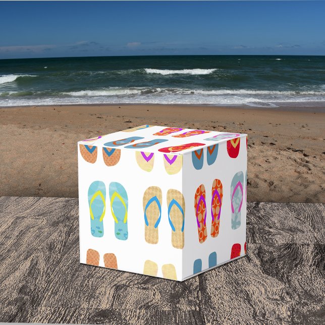 Colourful Summer Beach Party Flip Flops Favour Box (Creator Uploaded)