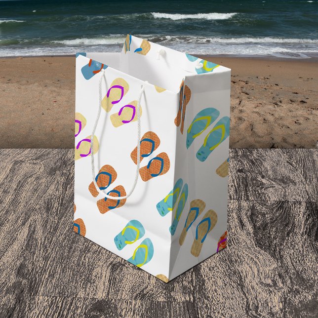 Colourful Summer Beach Party Flip Flops Gift Bag (Creator Uploaded)