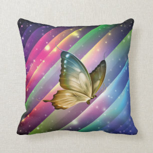 Colourful Summer Butterfly Cushion