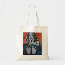 Colourful Summer Chic: Tote Bag by IZAartStudio