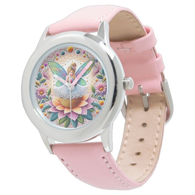 Colourful Summer Fairy Flower And Ice-Cream Watch (Angled)