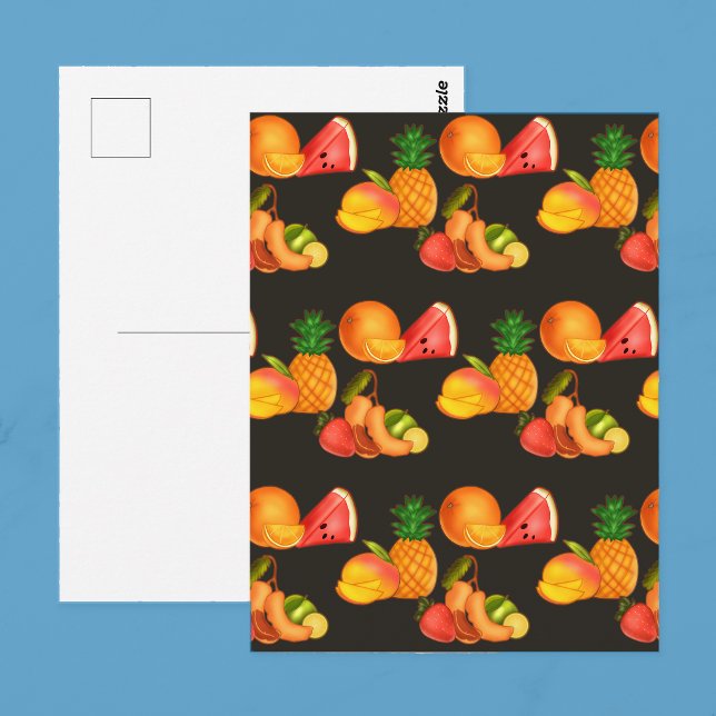 Colourful Summer Fruit Salad Postcard (Creator Uploaded)