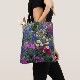 Colourful Summer Garden Floral Tote Bag