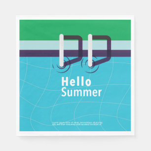 Colourful summer napkin