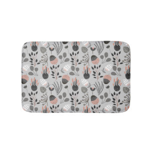 Colourful Summer Pattern Bath Mat