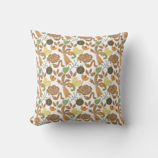Colourful Summer Pattern Cushion (Front)