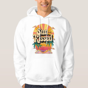 Colourful Summer Vibes Palm Tree Artwork T-shirt Hoodie