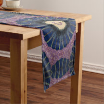 Colourful Sunburst Mandala-Style Table Runner.