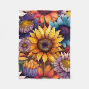 Colourful Sunflower Blanket   Autumn 