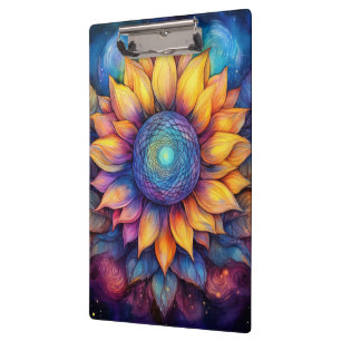 Colourful Sunflower Clipboard
