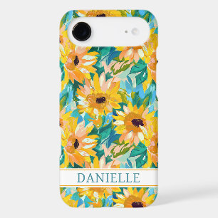 Colourful Sunflower Painting Monogrammed