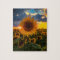Colourful Sunflowers in a Field