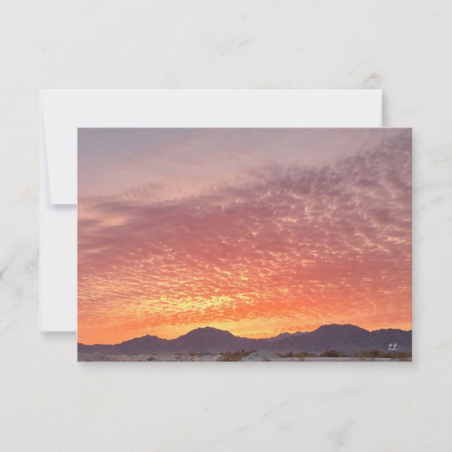 Colourful Sunrise Card (Front)