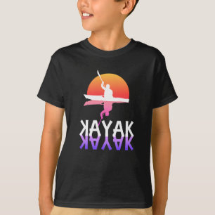 Colourful Sunset And Kayak T-Shirt