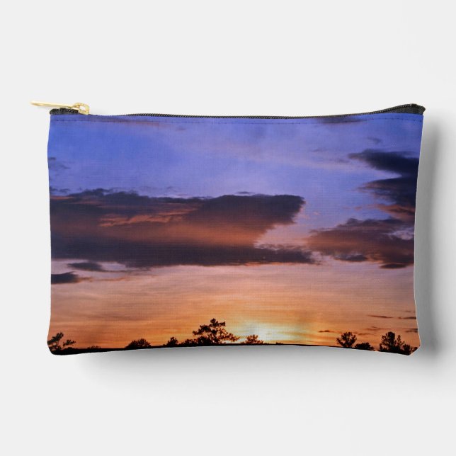 Colourful Sunset by Shirley Taylor Accessory Pouch (Front)