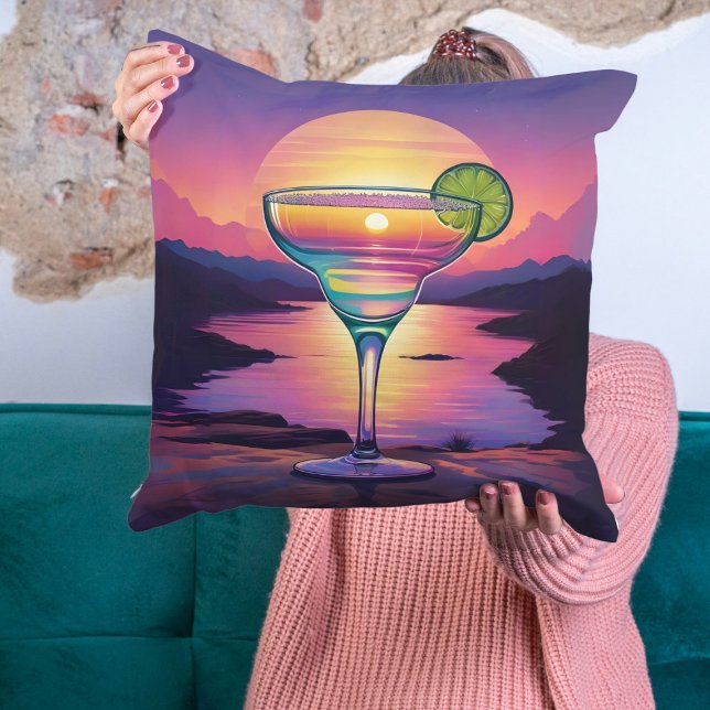 Colourful Sunset Margarita Pillow (Creator Uploaded)
