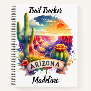 Colourful sunset over the Grand Canyon in Arizona Notebook