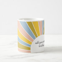 Colourful Sunshine Rays with favourite quote