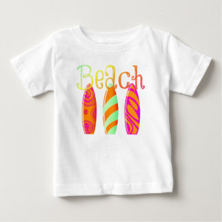 Colourful Surfboards Beach Baby T-Shirt