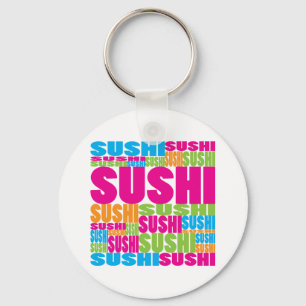 Colourful Sushi Key Ring