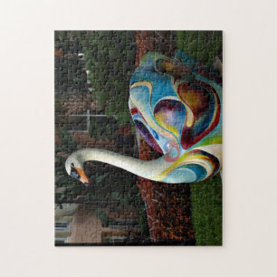 Colourful Swan Jigsaw Puzzle