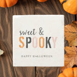 Colourful Sweet And Spooky | Happy Halloween  Stone Coaster<br><div class="desc">Colourful Sweet And Spooky | Happy Halloween</div>