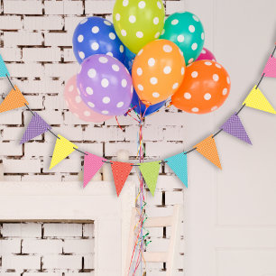 Colourful Sweet Fun Candy Theme Birthday Party Bunting