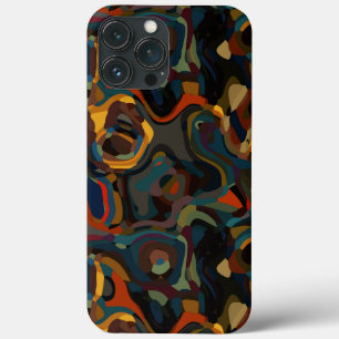 colourful swirl abstract iPhone 13 pro max case