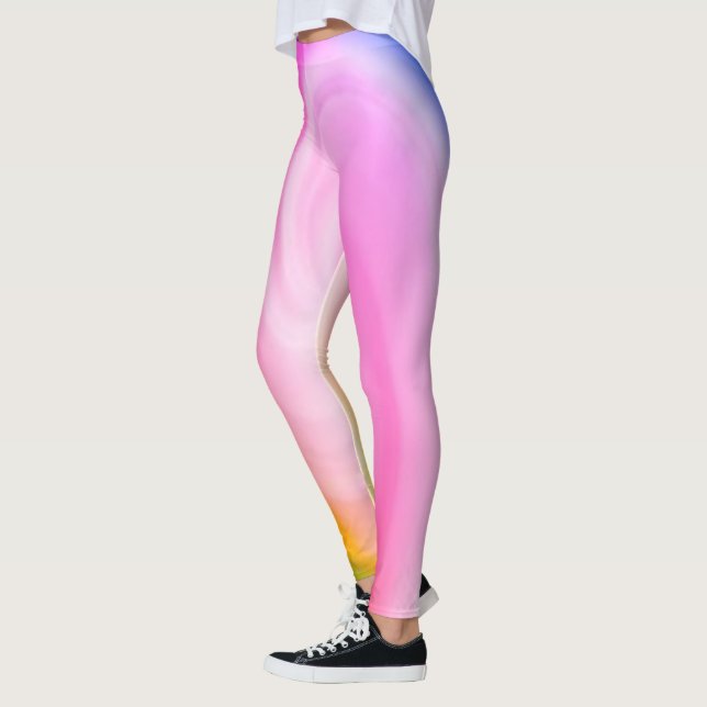 Colourful Swirl Leggings (Left)