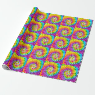 Colourful Swirl Tie-Dye Abstract. Wrapping Paper