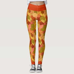 Colourful Swirls Leggings