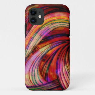 Colourful Swirls, Painted Crayon Abstract Case-Mate iPhone Case