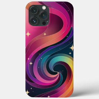 Colourful Swirly Gradient Wallpaper Phone Case