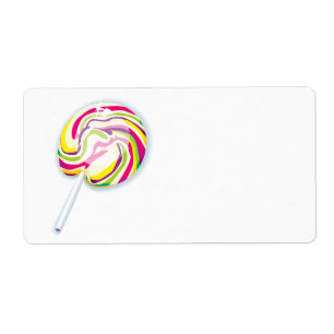 colourful swirly lollipop
