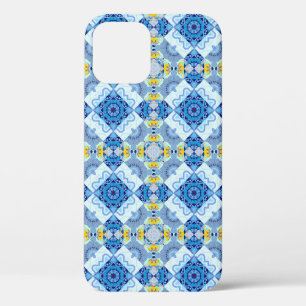 Colourful symmetrical seamless pattern, design in  iPhone 12 case