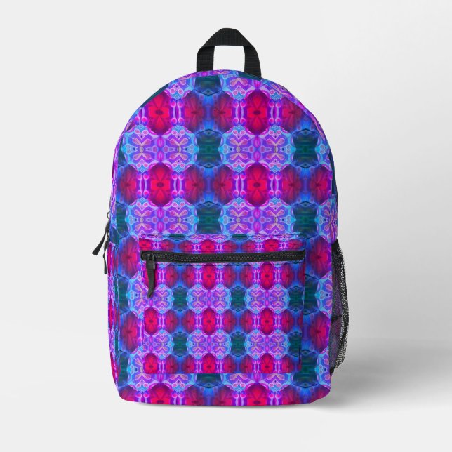 Colourful Symmetry Var Printed Backpack (Front)