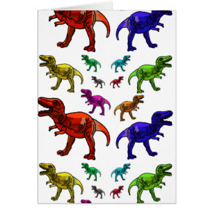 Colourful T-Rex