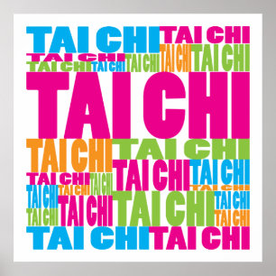 Colourful Tai Chi Poster