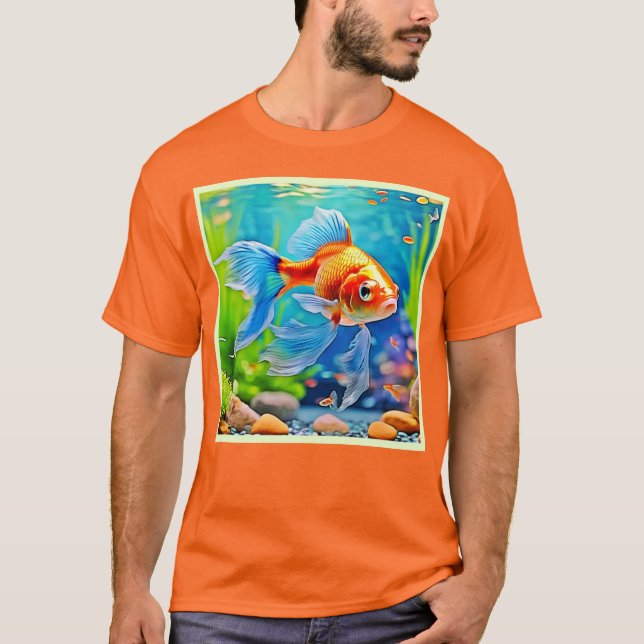 Colourful Tank Goldfish Design (Front)