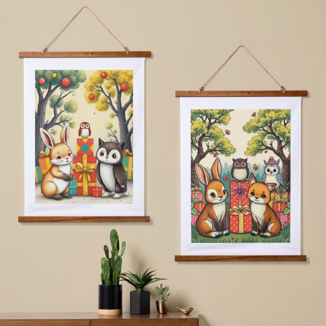 Colourful Tapestries for Kids' Rooms (Asymmetrical)