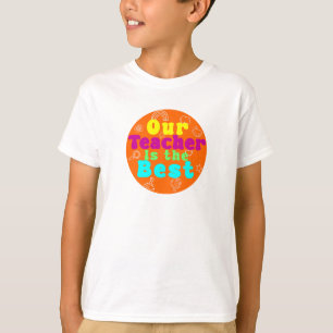 Colourful Teacher Appreciation Circular T-Shirt