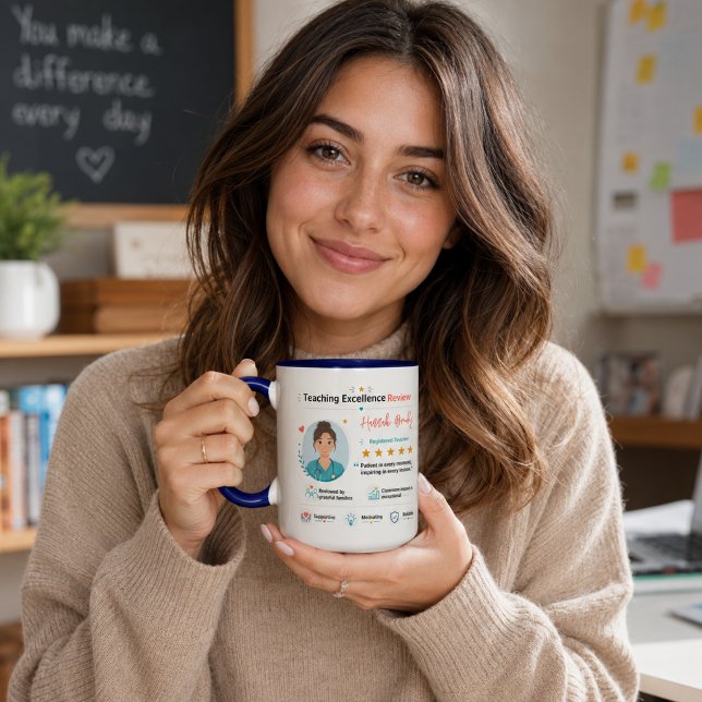 Colourful Teaching Excellence Teacher Review Mug (Colorful Teaching Excellence Teacher Review Mug
)