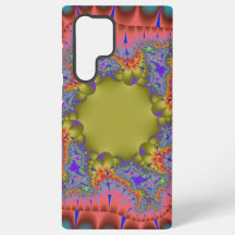 Colourful Teal, Pink and Green Fractal